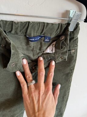 Janie and Jack Olive Corduroy Kids Pants